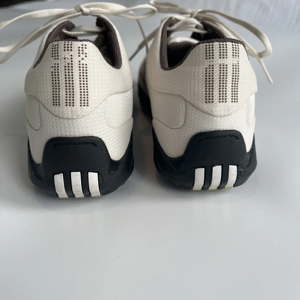 Adidas Women's Size 7.5 Z-Traxion Golf Shoes Cream Brown Spiked